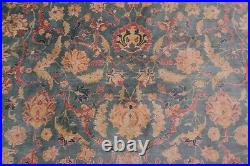 10x13 Rare Antique Rug Oushak Rug Fine Blue Oriental Carpet 305cm x 401cm