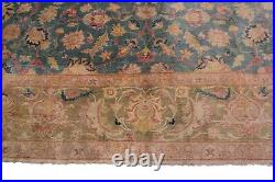 10x13 Rare Antique Rug Oushak Rug Fine Blue Oriental Carpet 305cm x 401cm