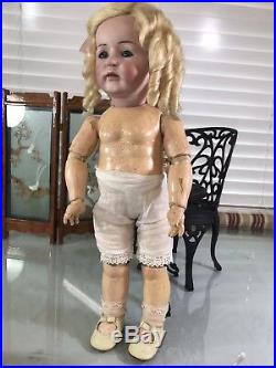 18 Very Rare! Antique German Bisque Head Doll Kestner 208 Toddler Body