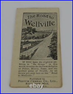 1903 Premium Cereal Booklet Road to Wellville by Postum Vintage Antique Rare