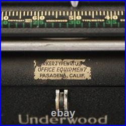 1903 Rare Antique Underwood Champion Typewriter Steel Vintage Typewriter Works