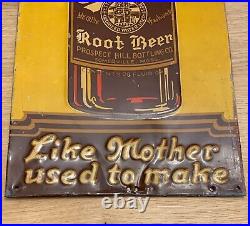 1920's Vintage / Antique Tower Root Beer Sign Very Rare