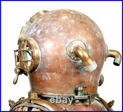 1944 Miller Dunn Us Navy Mark V Rare Antique Diving Helmet