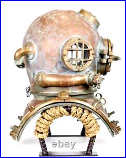 1944 Miller Dunn Us Navy Mark V Rare Antique Diving Helmet