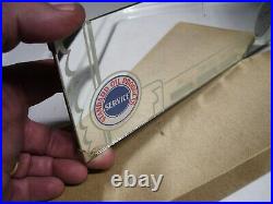 1950s Antique Auto nos Standard oil station Visor mirror Vintage Chevy Ford Gas