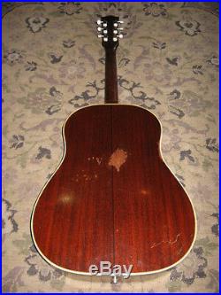 1957 Gibson Country Western acoustic guitar NATURAL FINISH vintage flattop rare