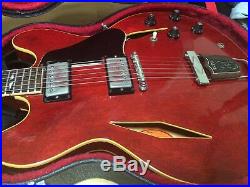1967 Gibson Trini Lopez Original Vintage Rare Cherry Red ES-335 Semi Hollow