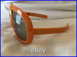 1970's Rare Vintage Orange and Yellow Silhouette Sunglasses Futura Model 563