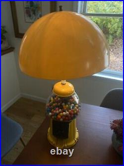 1970s Vintage Carousel Gumball Mushroom Midcentury Modern MCM lamp Light Rare