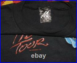 1984 OZZY OSBOURNE vtg rare concert tour t-shirt tattoo S/M 80s Black Sabbath