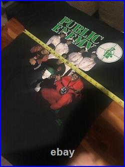 1992 PUBLIC ENEMY vtg rare concert tour t-shirt (XL) 1990's Def Jam Rap Hip-Hop