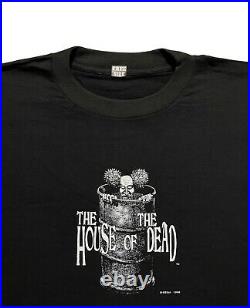 1996 Rare vintage House of The Dead video game promo shirt