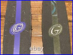 2 Vintage Rare Gravity Skateboard Longboard, painted by Tim McCormick 1998