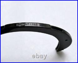 2004 HELMUT LANG OG Handschelle Armband Schwarz Archive Vintage RARE Handcuff