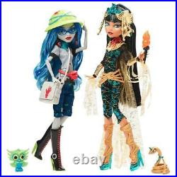 2017 SDCC Monster High Exclusive CLEO DE NILE and GHOULIA YELPS NEW&NRFB Rare