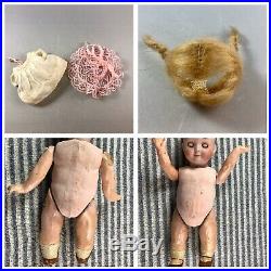 7 Antique German Bisque Head Heubach 9573 Googly Doll! Rare! Adorable! 18046