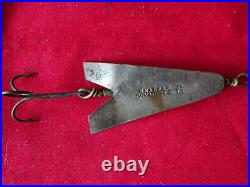A Rare Large Vintage Hearder Of Plymouth No 6 Otter Mackeral Sea Lure