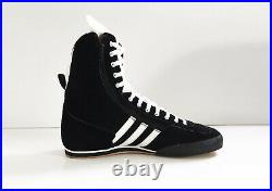 ADIDAS Vtg OG Hercules Rocky Leather Boots 11 Zipped Mercury Boxing Champ Shoes
