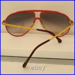 ALPINA M1 Sunglasses PINK Aviator Style West Germany Vintage Rare
