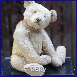 ANTIQUE STEIFF TEDDY BEAR 1920s w STEIFF BUTTON LONG F VERY RARE ANTIQUE OURS