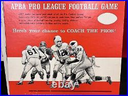 APBA Football Game 1981 Season Team Cards Set 1983 Edition Vintage Rare Antique