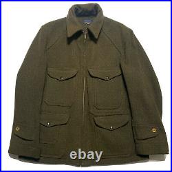 Antique 1930s Pendleton Wool Cruiser Hunting Jacket Coat 42 Green RARE Vintage