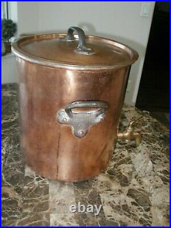 Antique BUZZINI & Co. NEW YORK COPPER BRASS 7 Gallon WATER COOLER VINTAGE Rare