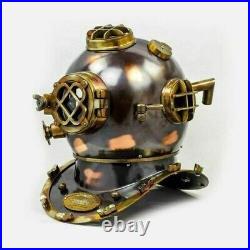 Antique Diving Helmet Vintage Anchor Marine Rare Antique Old Divers Helmet