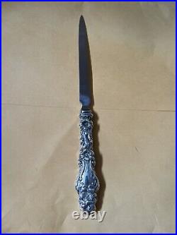 Antique Gorham Whiting Lily Letter Opener Great Condition Vintage Rare