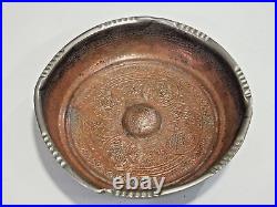 Antique Ottoman Emblem Dish Vintage Rare Bronze Beautiful Ancient Decorations