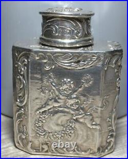 Antique Rare Silver Miniature Perfume Flask/Hallmarked/ 42g