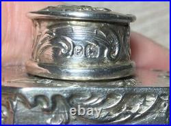 Antique Rare Silver Miniature Perfume Flask/Hallmarked/ 42g