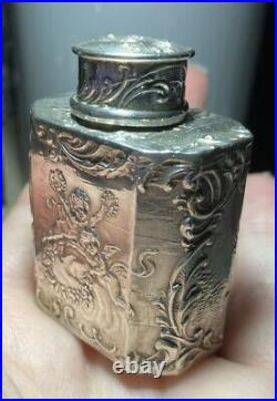 Antique Rare Silver Miniature Perfume Flask/Hallmarked/ 42g