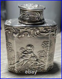 Antique Rare Silver Miniature Perfume Flask/Hallmarked/ 42g