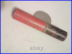 Antique Rudolph's Lipstick Lighter Vintage Extremely Rare! Red Gas Untested E34