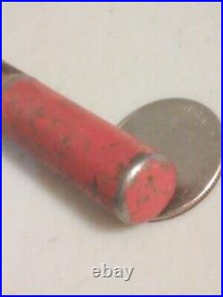 Antique Rudolph's Lipstick Lighter Vintage Extremely Rare! Red Gas Untested E34