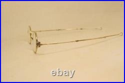 Antique Solid Gold Glasses Sliding Temple Eyeglasses Glasses Vintage Rare 1850