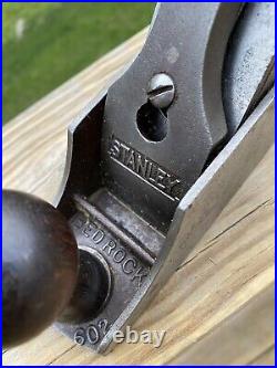Antique Stanley Wood plane no 602 sweetheart rare vintage tool