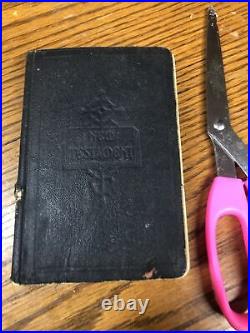 Antique Vintage 1929 New Testament Pocket Bible- Printed inBelgium Catholic Rare