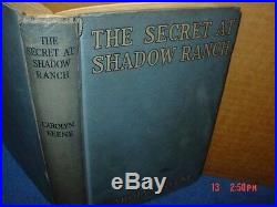 Antique Vintage Book Nancy Drew The Secret at Shadow Ranch Rare