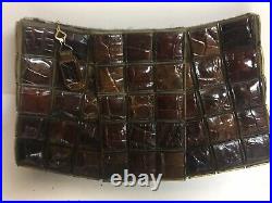 Antique Vintage Crocodile -bakalite Clutch Bag Rare