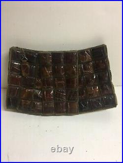 Antique Vintage Crocodile -bakalite Clutch Bag Rare