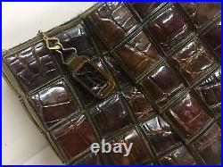 Antique Vintage Crocodile -bakalite Clutch Bag Rare