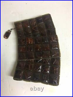 Antique Vintage Crocodile -bakalite Clutch Bag Rare