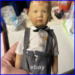 Antique Vintage Kathe Kruse Bing Rare Size 12 Boy Doll Nice Original