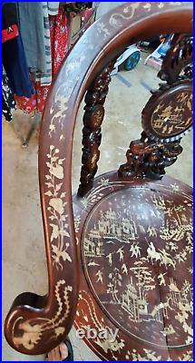 Antique / Vintage Rare Elegant Hand-Carved Asian Chair See Pics for details