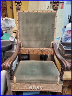 Antique / Vintage Rare King Theater Chair. See Pics