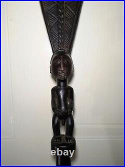 Antique, Vintage, Rare Songye Chief's Staff, Handmade In DRC