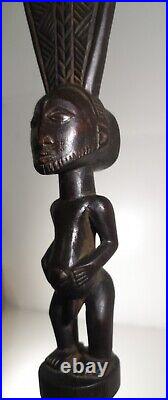 Antique, Vintage, Rare Songye Chief's Staff, Handmade In DRC