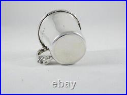 Antique Vintage Rare South African Goldware Sterling Silver Christening Mug Cup